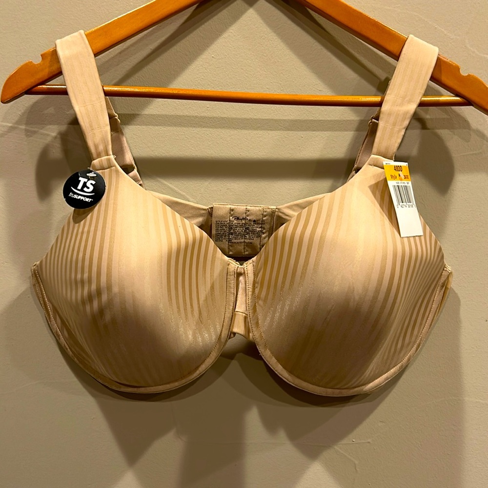 PLAYTEX NWT nude TruSupport bra size 40DD